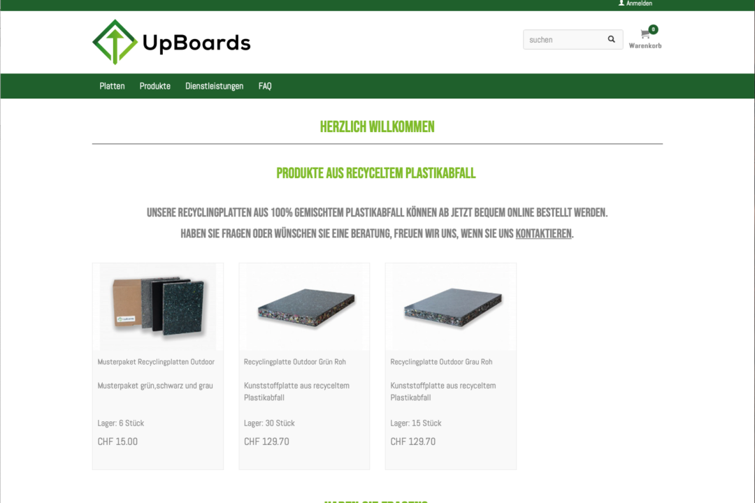 Launch unseres Webshops